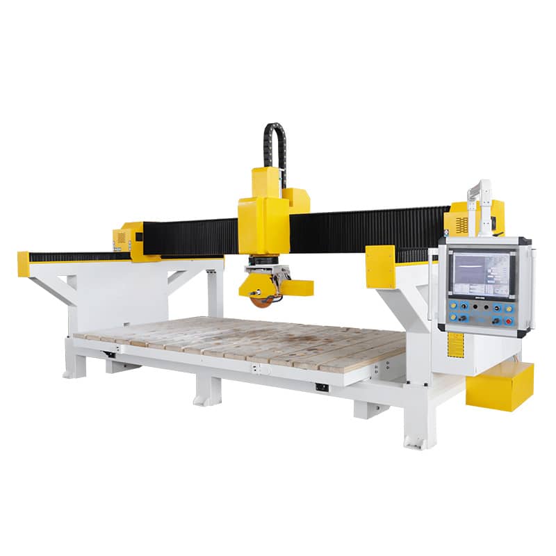 Quarzo, granito, sega per ponte di taglio CNC a 5 assi di marmo